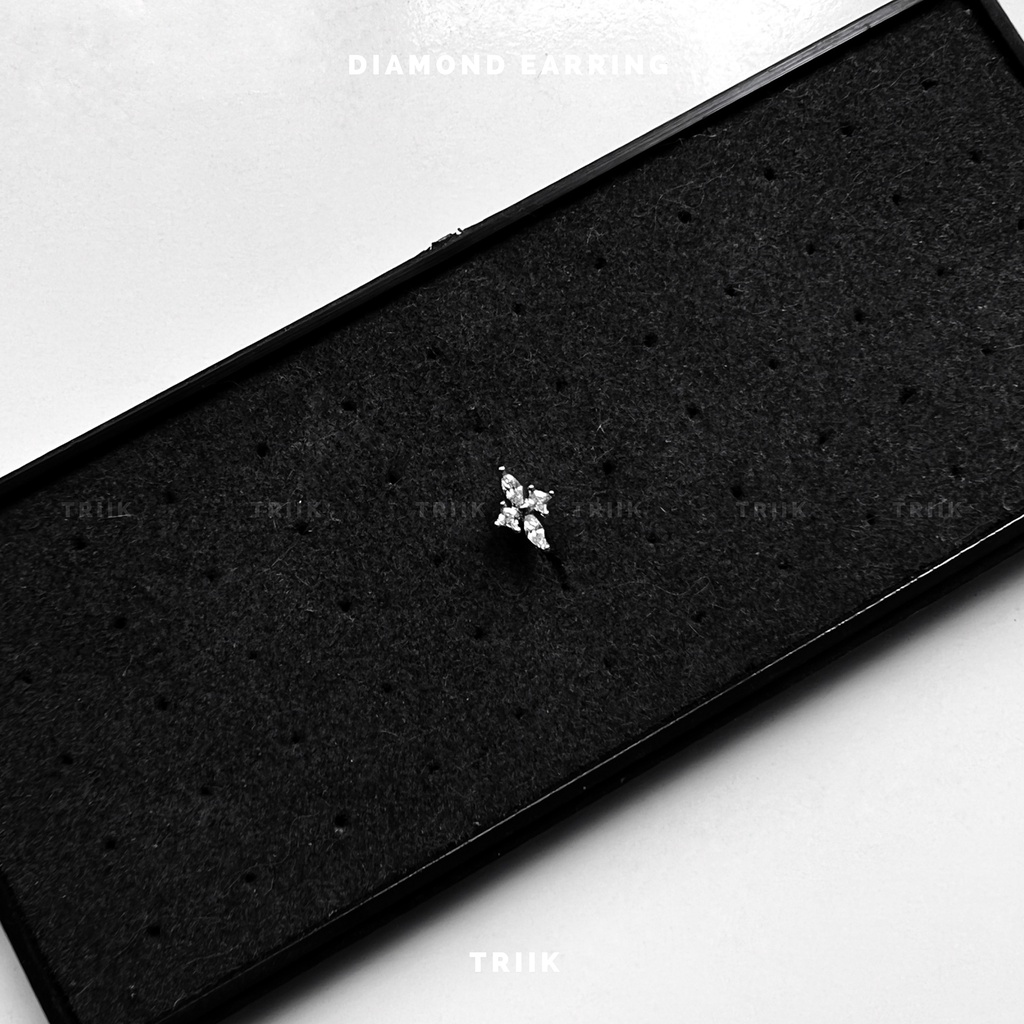 Khuyên tai đá - Tex Dia Earring ( giá 1 chiếc )