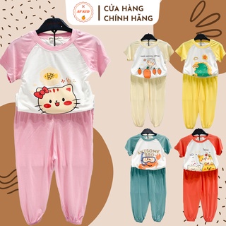 Quần Áo Trẻ Em 💖 FREE SHIP 💖 Bộ Alibaba Mèo Cho Bé Chất Thun Lạnh Cao Cấp Siêu Mềm Mịn Mát