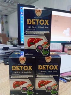 Viên Detox- xạ đen- liên kiều