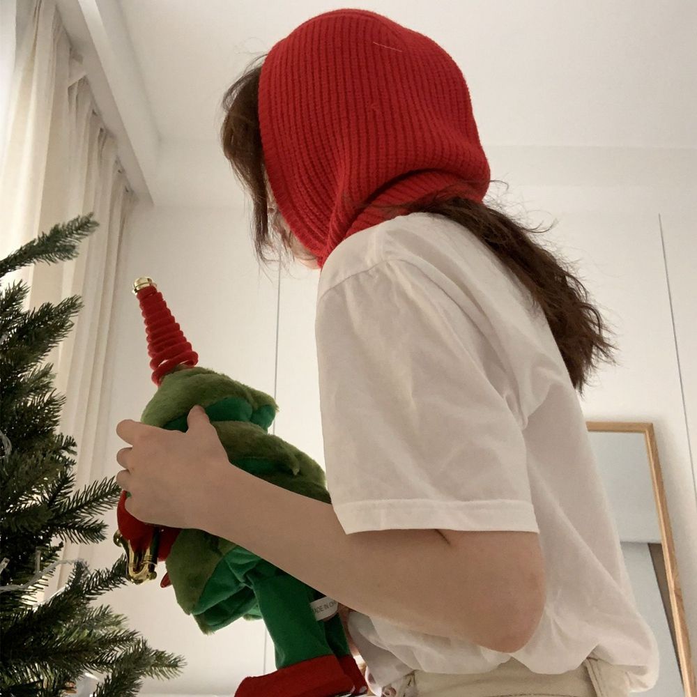 Mũ len trùm đầu chống gió mùa đông sáng tạo dễ thương cho nữ
