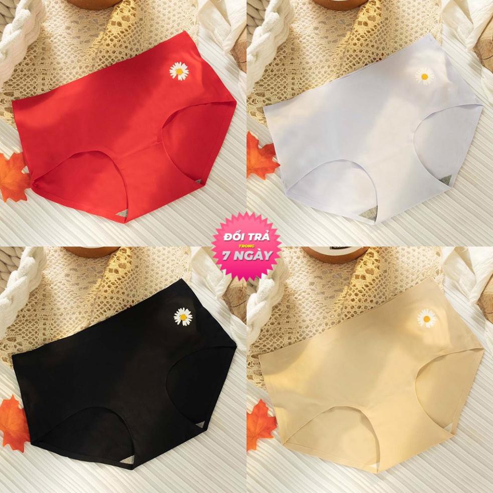 Quần Lót Nữ Quần Lót Su 2Q06 VNXK Họa Tiết Hoa Cúc Không Đường May Chất Lanh Siêu Thoáng Mát Loại Đẹp (HÌNH THẬT) 01 Cái | BigBuy360 - bigbuy360.vn