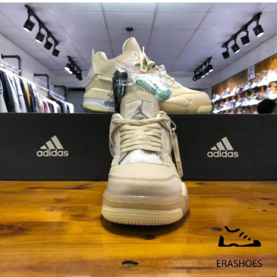 Giày Jordan 4 Off White Full Box Phụ Kiện Bản SlÊU CẤP [Fullbox]