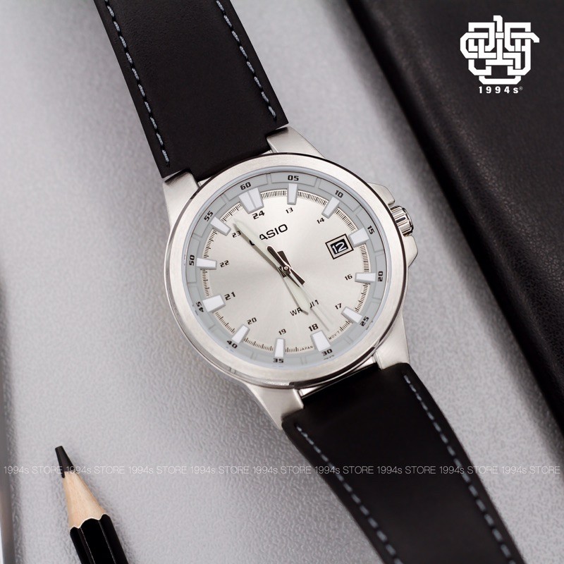Đồng hồ dây da Nam CASIO MTP-E173L-7A CHÍNH HÃNG 41,5mm