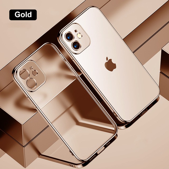 Ốp điện thoại viền mạ có 7 màu lựa chọn cho iPhone 7 8 6 6s Plus X Xs Max Xr SE2 SE 2020 | BigBuy360 - bigbuy360.vn
