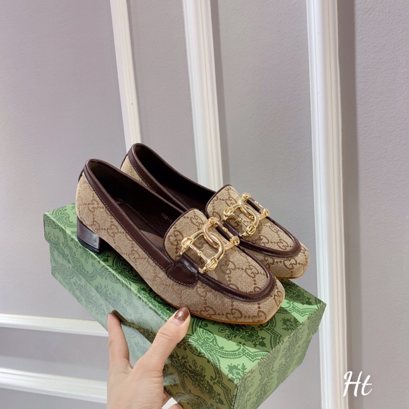 ❄️ HÀNG QUẢNG CHÂU FULL BOX❄️ Giày moka gót vuông 3cm