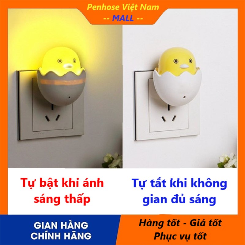 Đèn ngủ cảm biến ánh sáng Gà con Penhose Việt Nam
