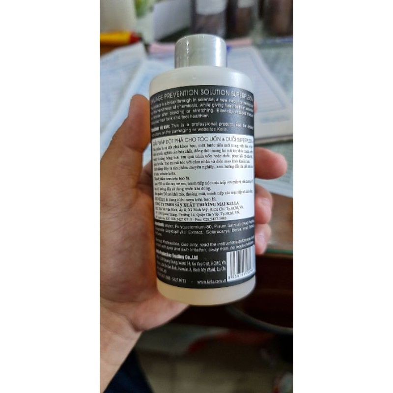 DUNG DỊCH HỖ TRỢ TĂNG CƯỜNG LIÊN KẾT TÓC KHI UỐN DUỖI LACEI DAMAGE PREVENTION SOLUTION SUPERPLEXX+