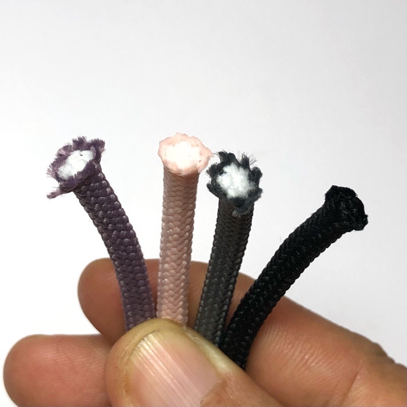 10 mét - Dây Dù tròn 3.5mm có lõi dệt vân hàng xuất khấu chất lượng dùng làm vòng tay, trang trí, túi macrame