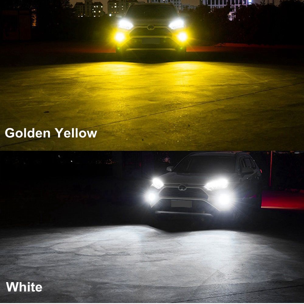 Bóng đèn LED chống sương mù H3 H27/881 9005/9006 3030 hai màu cho xe hơi