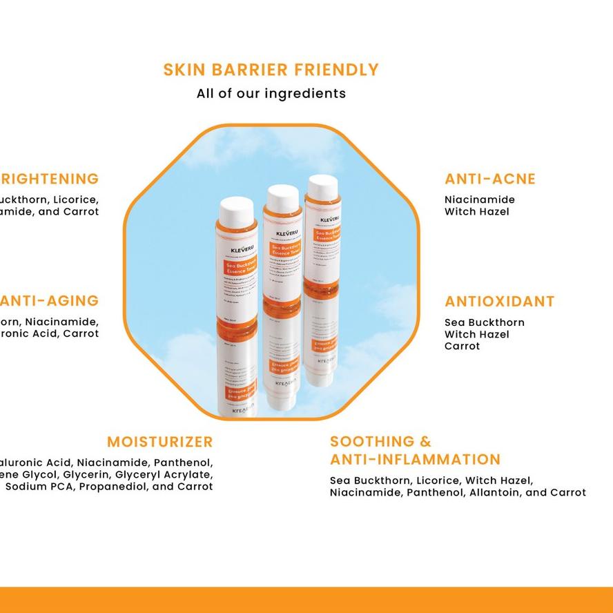 Flash Sale - Nước Hoa Hồng Dạng Gel Làm Sạch Da Mặt Dòng Sea Buckthorn!! | BigBuy360 - bigbuy360.vn