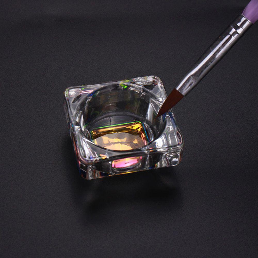 Bát Rửa Móng Tay Nghệ Thuật Bằng Kính Acrylic Nhiều Màu Sắc