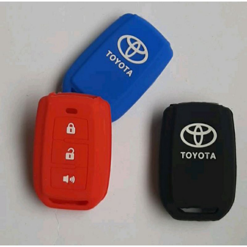 Ốp silicon 3 Nút Bấm Chuyên Dụng Cho Xe Hơi TOYOTA AVANZA 2012-2016