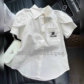 Áo sơ mi tay cánh ngắn cực kì xinh, fom dưới 55kg