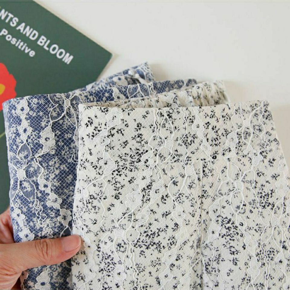 Chân Váy Chữ A Lưng Cao Hoạ Tiết Hoa Phong Cách Hàn Quốc váy chân váy chữ a váy chữ a chân váy chữ a