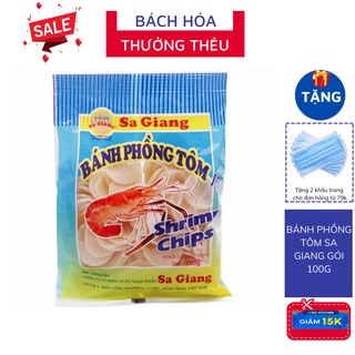 BÁNH PHỒNG TÔM.SA GIANG GÓI 100G