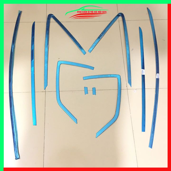 Bộ nẹp viền cong kính Inox Cho Honda Jazz