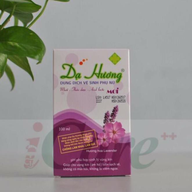 (Nhà thuốc 24h/7) DUNG DỊCH VỆ SINH PHỤ NỮ DẠ HƯƠNG - MÀU XANH LÔ HỘI  VÀ MÀU TÍM