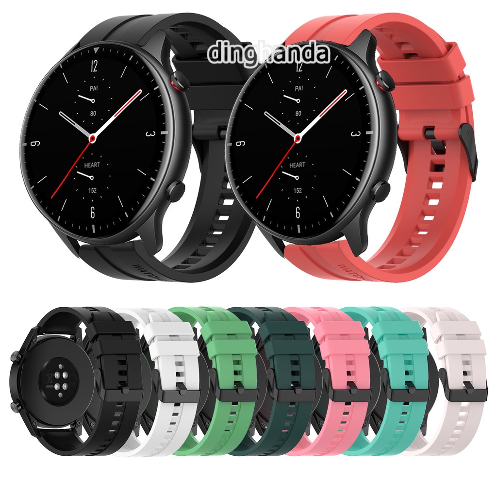 Dây đeo thay thế bằng silicon cho Huami Amazfit GTR 42mm 47mm GTR2 GTR 2e GTR 3 Pro
