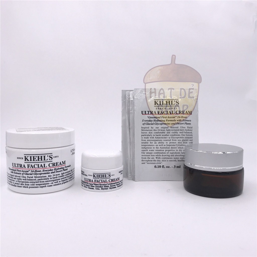 Kiehl's / Kiehls Kem Dưỡng Ẩm Hỗn Hợp Khô Ultra Facial Cream 15ml (3ml x 5 gói)-Hàng Chính Hãng