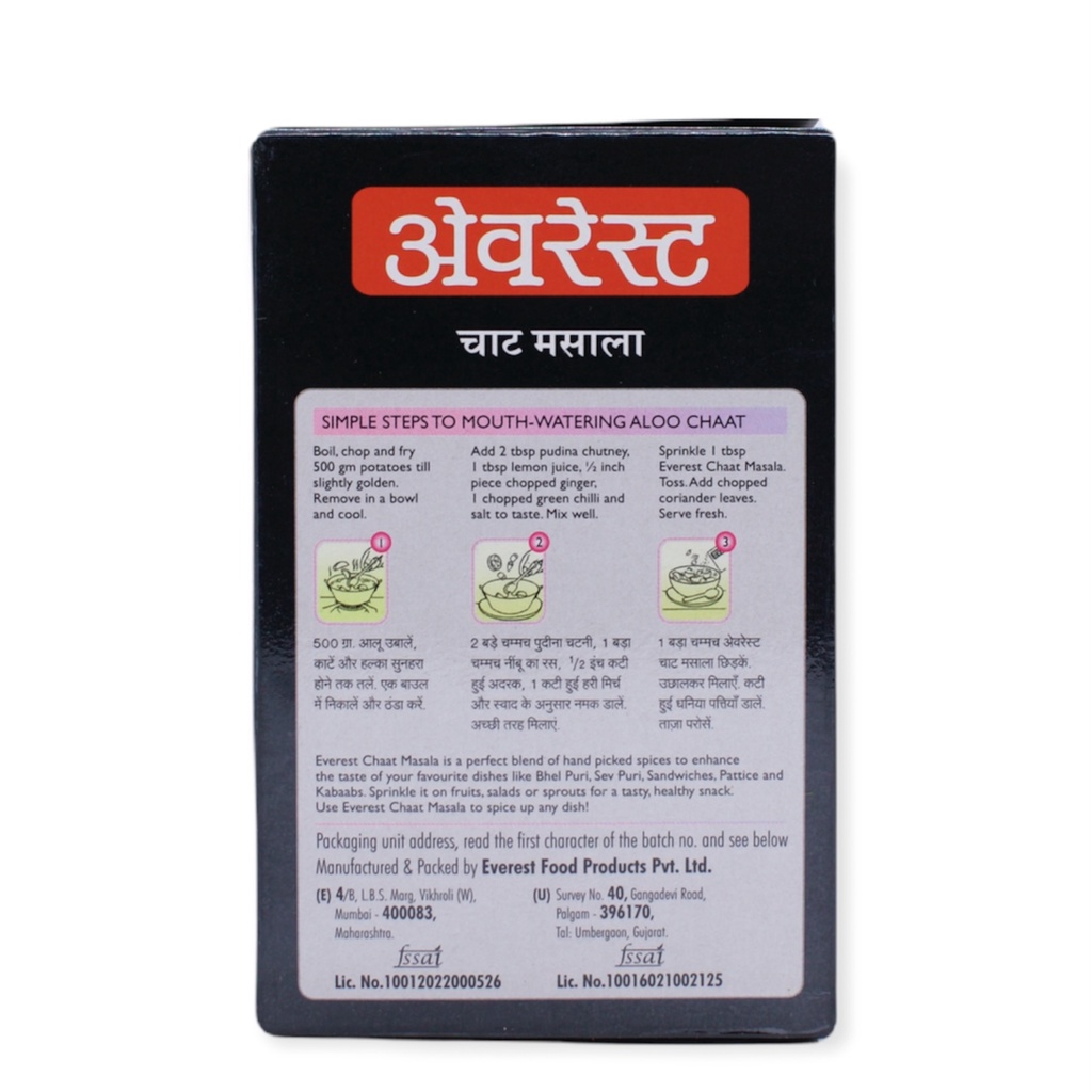 Bột gia vị EVEREST Chaat Masala 100gr