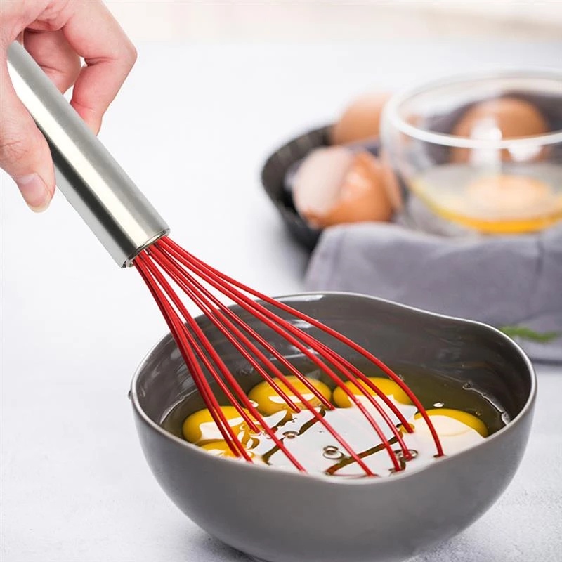 Phới Lồng Đánh Trứng Tay Cầm Bằng Thép Không Gỉ 304 Cao Cấp