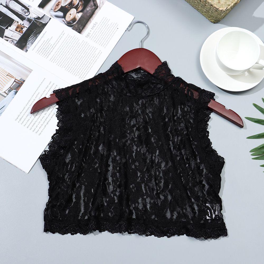 Cổ Áo Sơ Mi Giả Phối Ren Đơn Giản Thời Trang Cho Nam Và Nữ