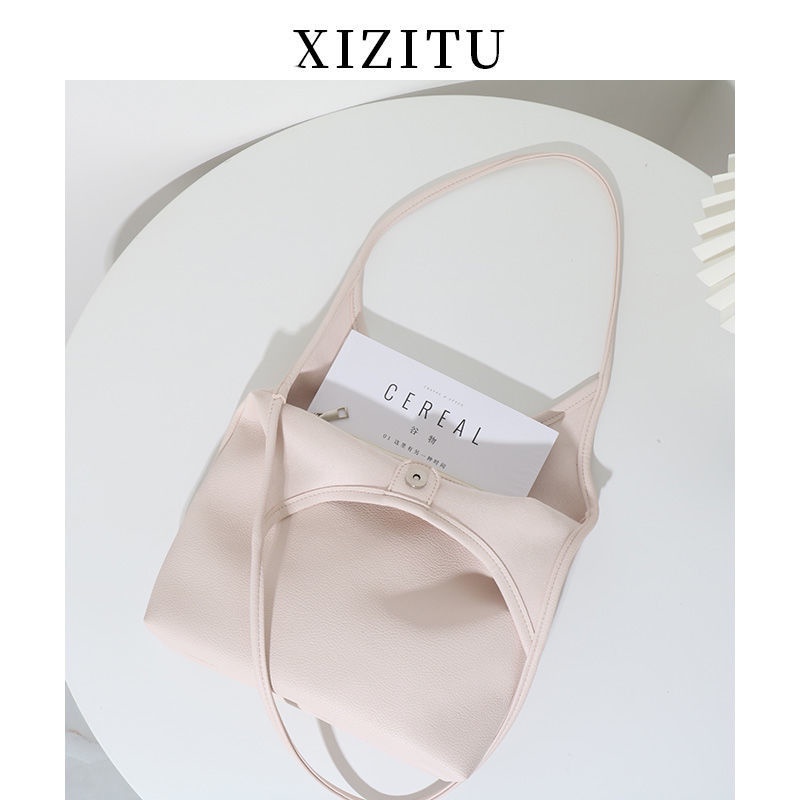 Túi Xách Da Mềm Màu Trơn Cỡ Lớn 4 Kiểu Lựa Chọn