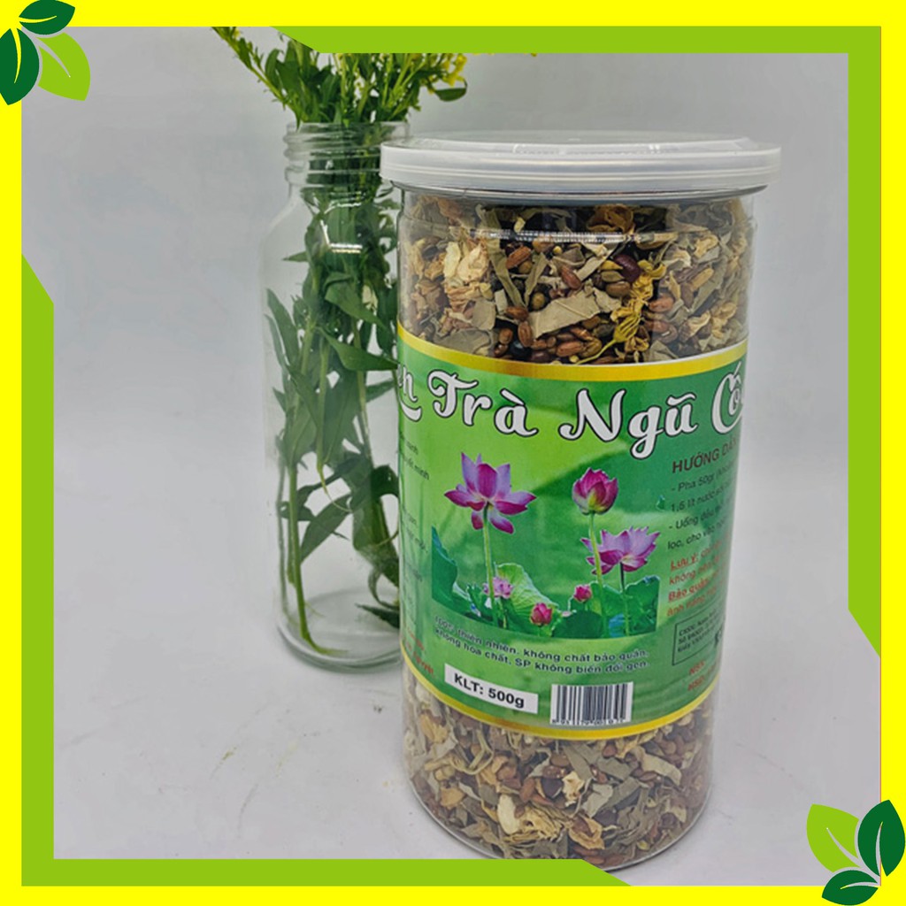 Trà sen ngũ cốc 🍃 hộp 500g 🍃 Là sự kết hợp hoàn hảo các hạt và hoa lá tự nhiên, thanh lọc cơ thể, thải độc🍃 | BigBuy360 - bigbuy360.vn