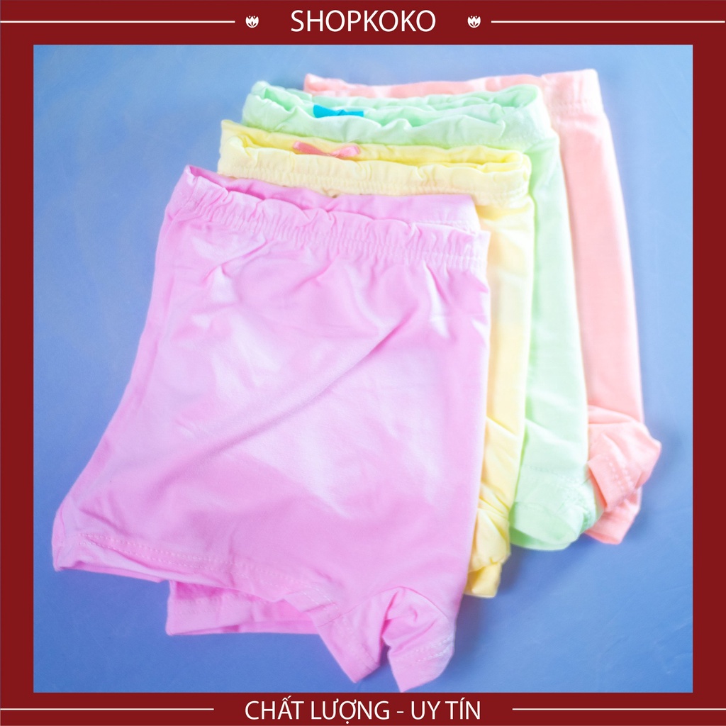 Quần Trẻ EM Đùi Cotton Mặc Nhà Cho Bé Họa Tiết Châm Bi Đính Nơ Dễ Thương Siêu Mềm Mát Cho Bé - Mã0777