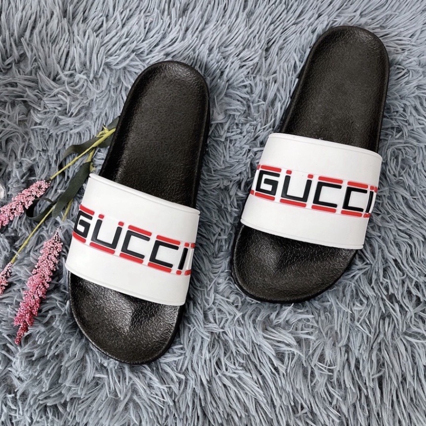[FREESHIP]Dép Thời Trang  Quai Ngang Nam Cao Cấp GUCCI Bản Đế Super Độn 3 cm Chiều Cao