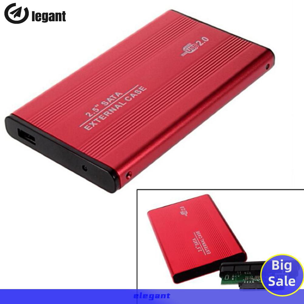 [NEW]2.5 Inch USB 2.0 SATA External Mobile Hard Disk Box Aluminum Alloy Shell | BigBuy360 - bigbuy360.vn