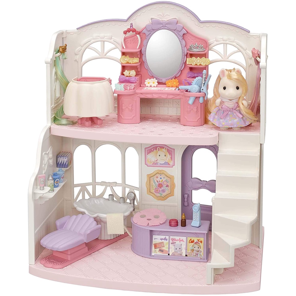 MỚI Sylvanian Families Tiệm Làm Tóc Thời Trang Stylish Hair Salon