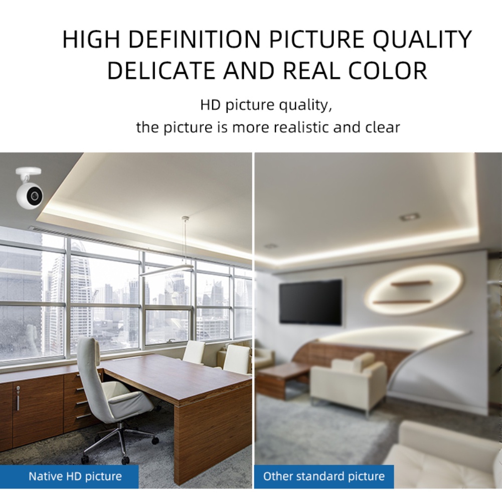 Camera Giám Sát CCTV Thông Minh Kết Nối Wifi Điều Khiển Từ Xa Hỗ Trợ Tầm Nhìn Ban Đêm Cho Bé