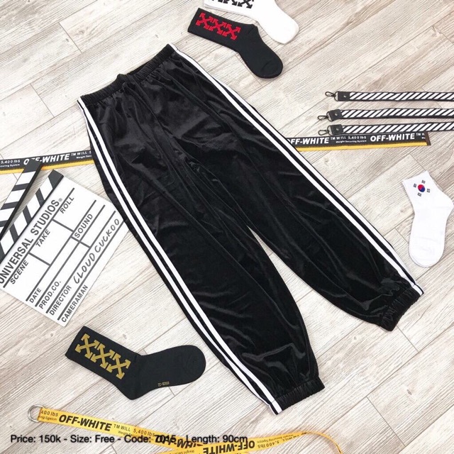 Quần thể thao phi bóng 2 sọc ny