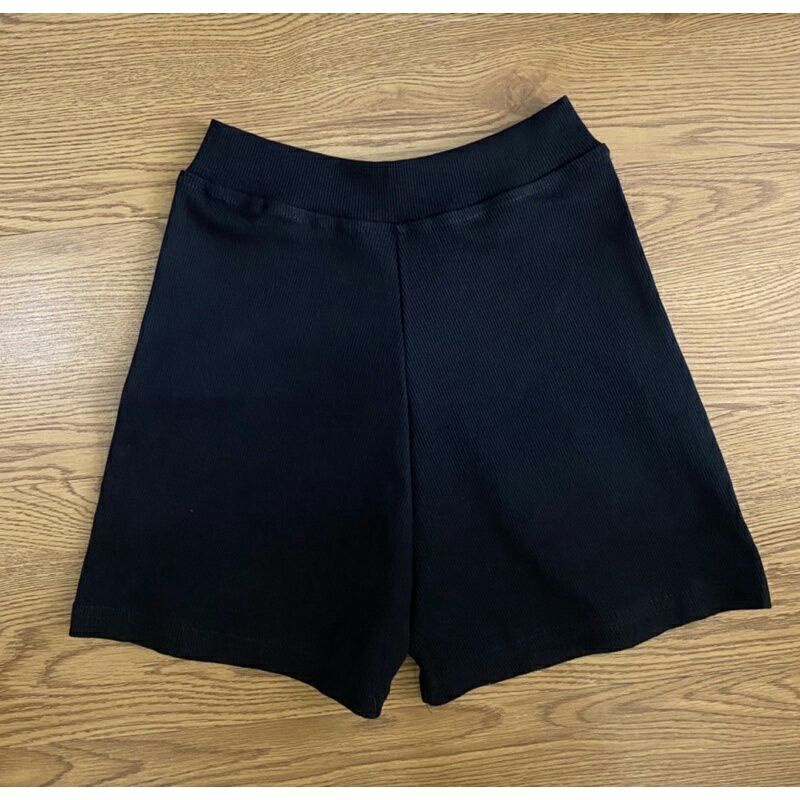 Quần legging đùi Choobe nữ,quần thun cạp cao biker lửng ngố đồ mặc nhà dáng ôm bó lưng thun bigsize tập gym tập yoga