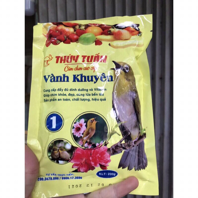 Cám chim vành khuyên Thúy Tuấn số 1 cao cấp chất lượng giá rẻ 100gram