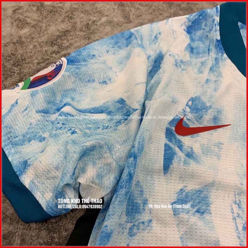 new/Bộ quần áo đá banh Đội Tuyển Anh/ England màu xanh loang hàng cao cấp mẫu mới 2021/2022