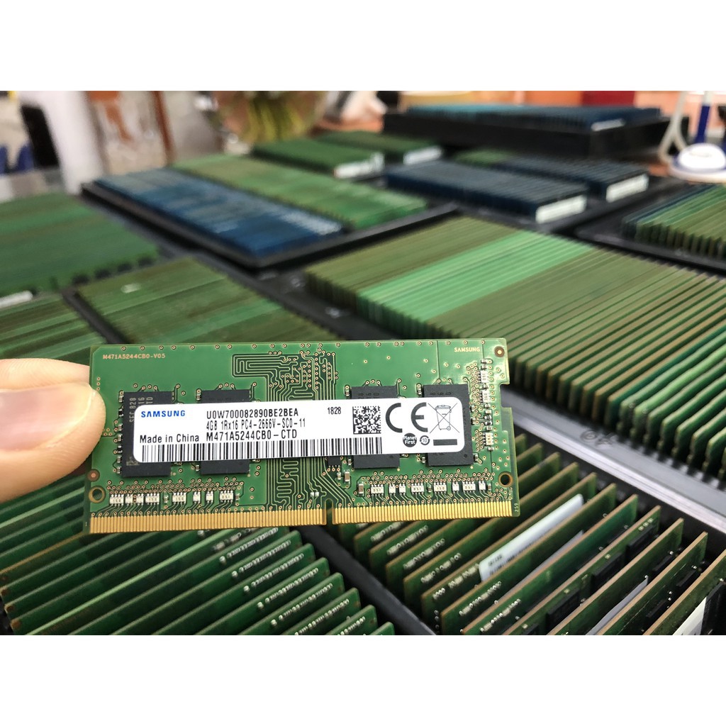 Ram Kingston 8GB DDR4 Bus 2400MHz Sodimm 1.2V PC4-19200 Dùng Cho Laptop MacBook Máy Tính Xách Tay BH 36 Tháng 1 Đổi 1