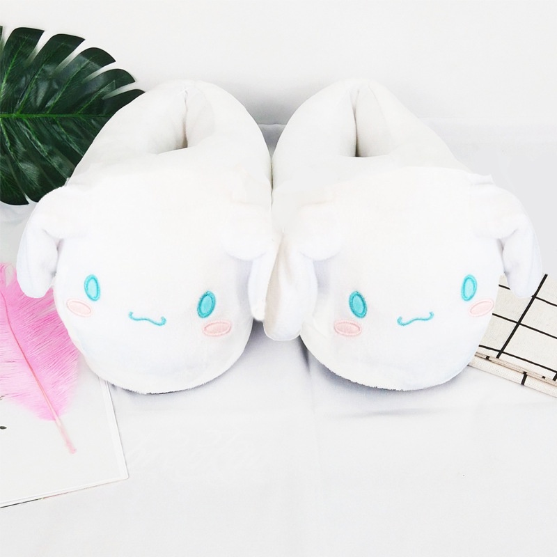 Dép Bông Đi Trong Nhà Dép Tai Thỏ Hình Hoạt Hình Xinh Xắn Cho Nữ