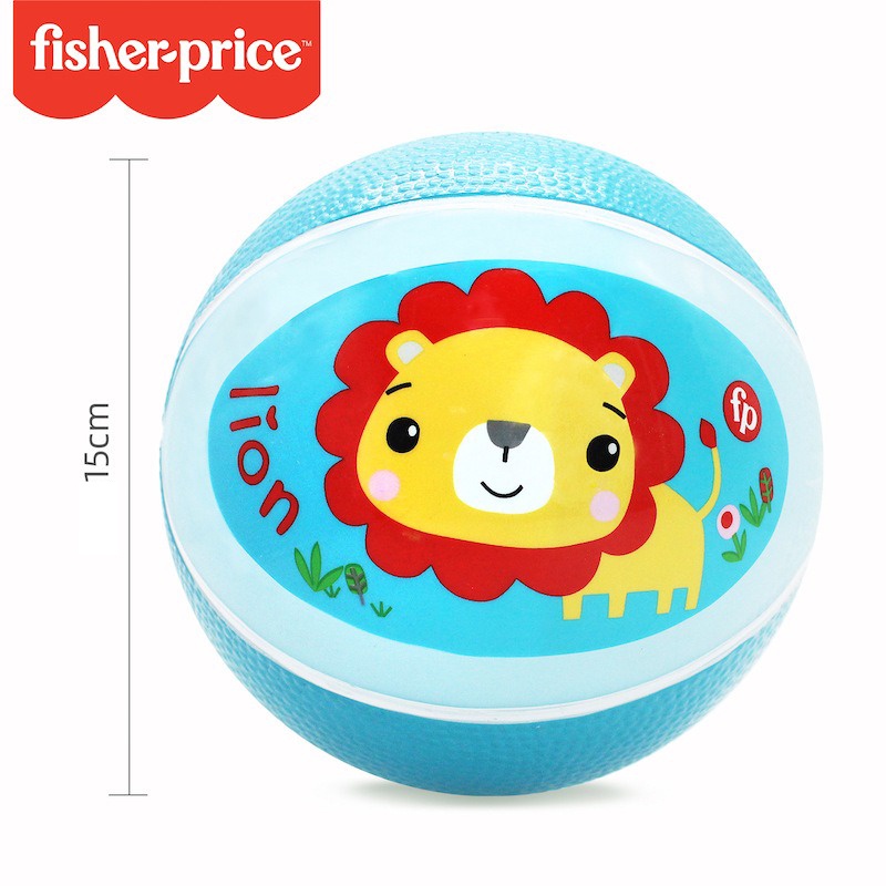 BÓNG HƠI NHỰA DẺO CHO BÉ ĐƯỜNG KÍNH 15CM CÓ HẠT CHỐNG TRƯỢT - HÃNG FISHER PRICE