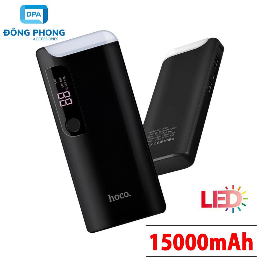 Pin Dự Phòng Đa Năng 15000mAh Hoco B27 Chính Hãng