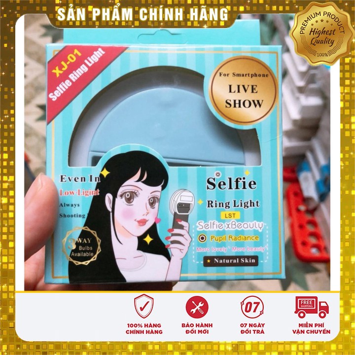 Đèn led tròn chụp ảnh cho điện thoại dạng kẹp Selfie Ring Light