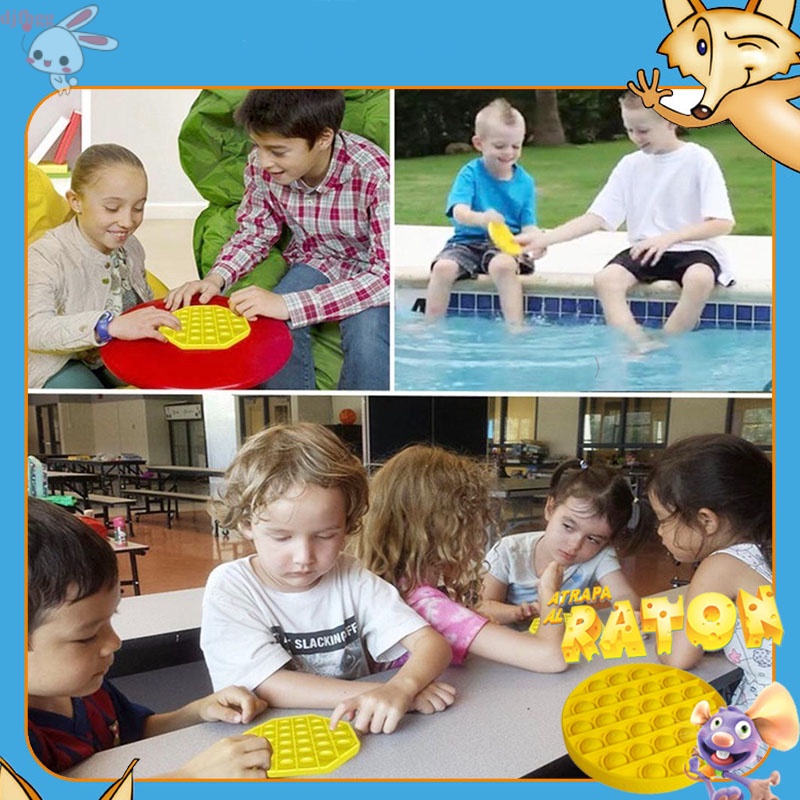 【Giao hàng nhanh】POP it giá rẻ nhất  fidget Bubble Sensory toy Móc Chìa Khóa Gắn Đồ chơi nhấn bong bóng giải tỏa căng thẳng an toàn sức khỏe cho các bé