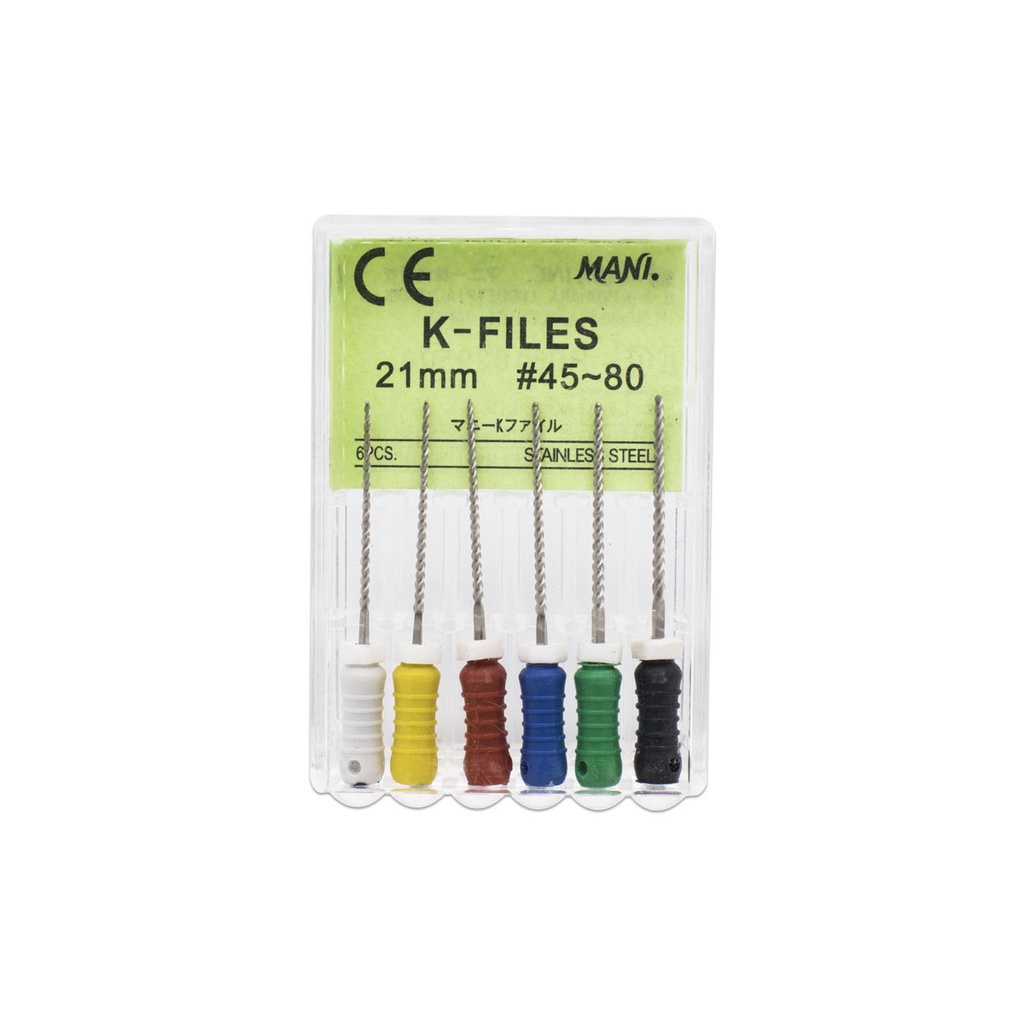 MŨI NONG TUỶ NỘI NHA - K FILE NHA KHOA - MŨI NONG TUỶ NHA KHOA K-FILES 21mm / 25mm