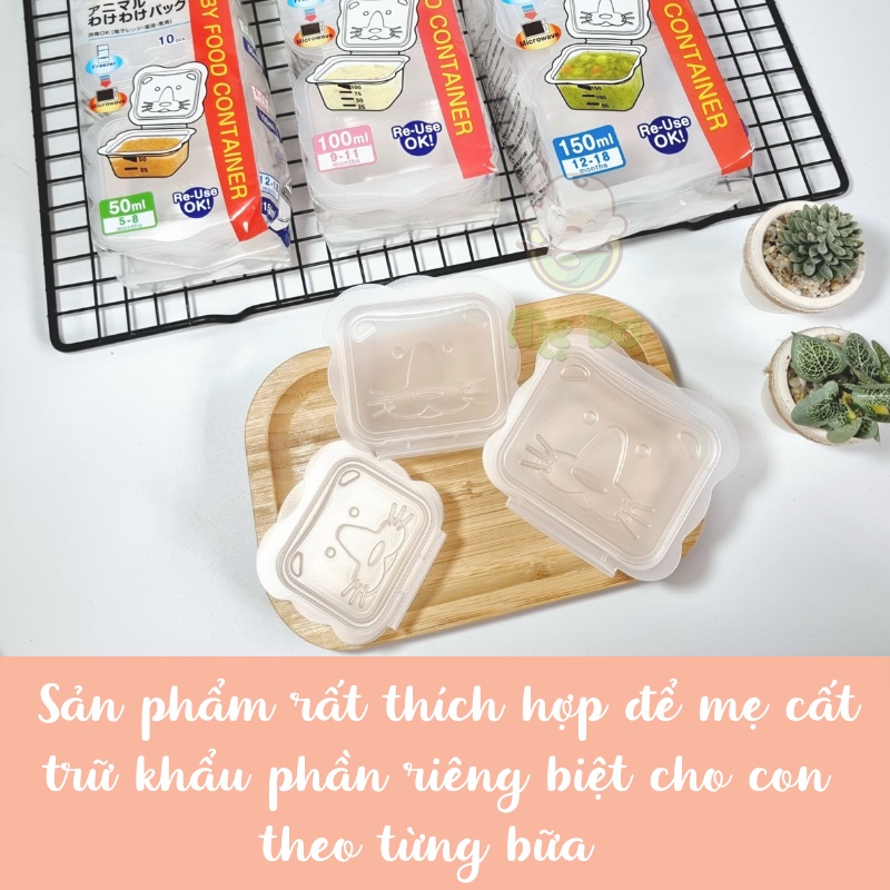 KHAY/HỘP TRỮ ĐÔNG NHẬT CHO BÉ