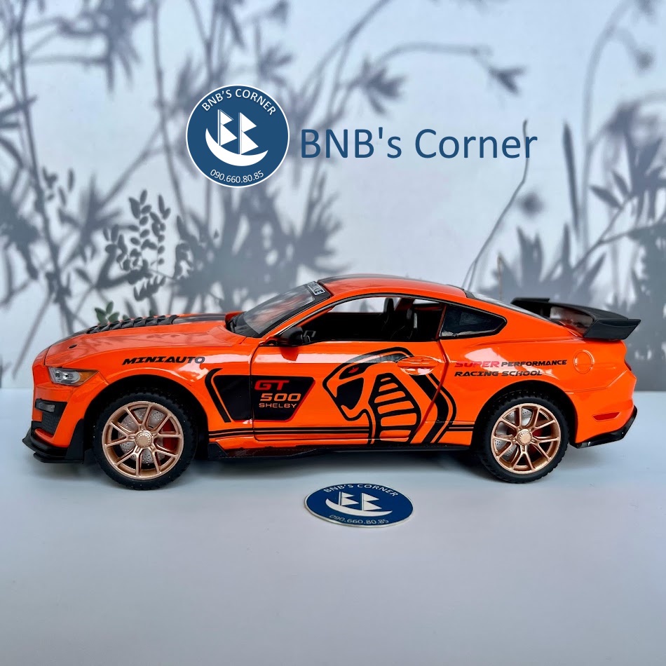 Mô hình xe 1:24 Ford Mustang Shelby GT500 hãng MiniAuto