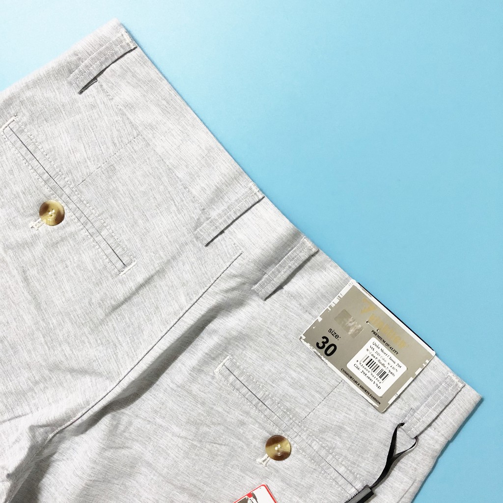 Quần Short Nam Vĩnh Tiến Dáng Tailor Fit 345 - B179