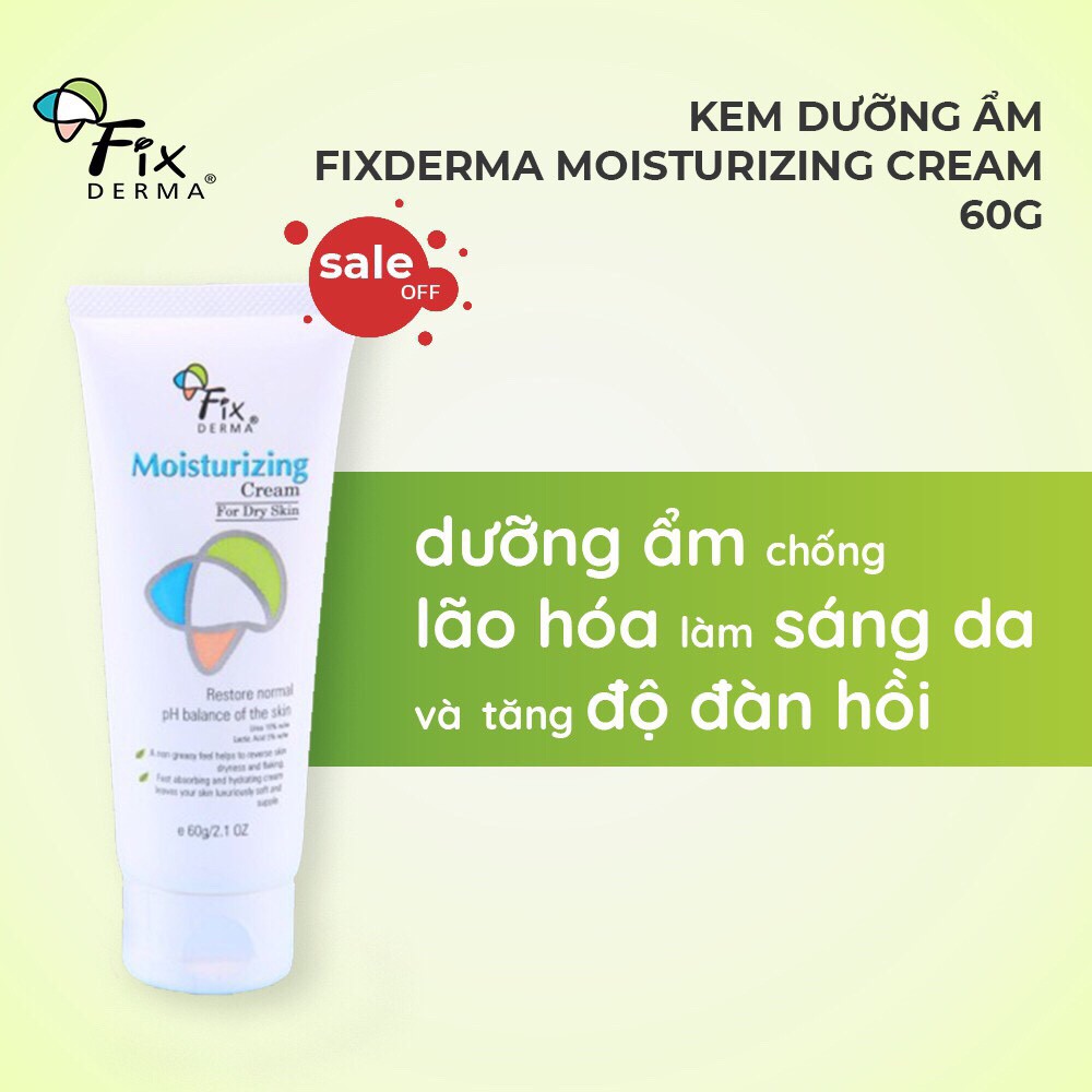 Kem dưỡng ẩm Fixderma Moisturizing Cream (Tuýp 60g)