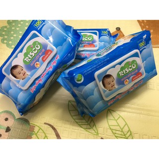 Khăn giấy ướt không mùi Baby Risco 100 tờ