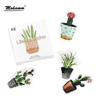 Set 45 Sticker/Nhãn Dán Các Chậu Cây Dễ Thương